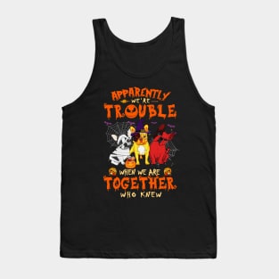 Apparently We're Trouble When We Are Together tshirt  Giraffe Halloween T-Shirt Tank Top